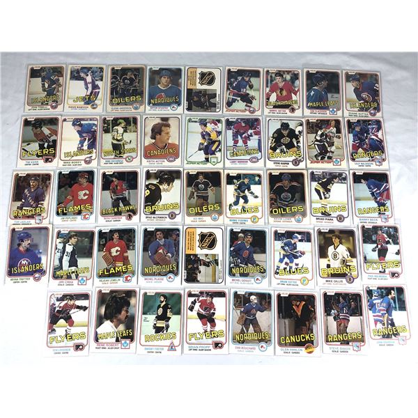 1981-82 OPC Hockey Lot x43 - Bossy, Stastny, Sutter