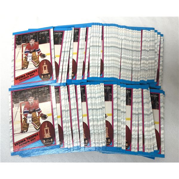 Patrick Roy 1989-90 OPC LOT x90