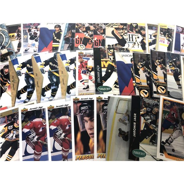 Jaromir Jagr LOT x50 Cards - Penguins