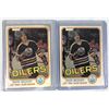 Image 1 : 1981-82 OPC Mark Messier LOT x2 - Oilers