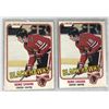 Image 1 : 1981-82 OPC Denis Savard ROOKIE Card Lot x2 - Blackhawks