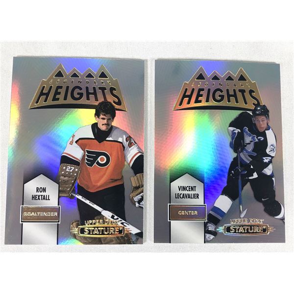 Stature Heights INSERT Lot x2 - Hextall & Lecavalier