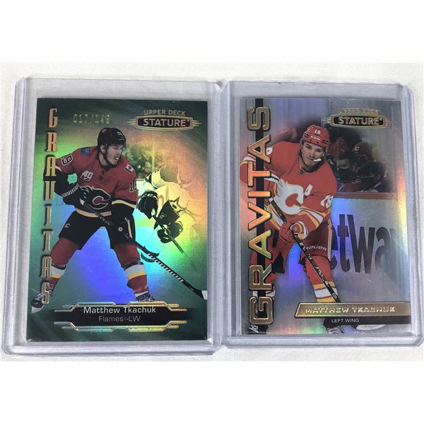 Stature Gravitas Matthew TKACHUK Lot x2 - Flames