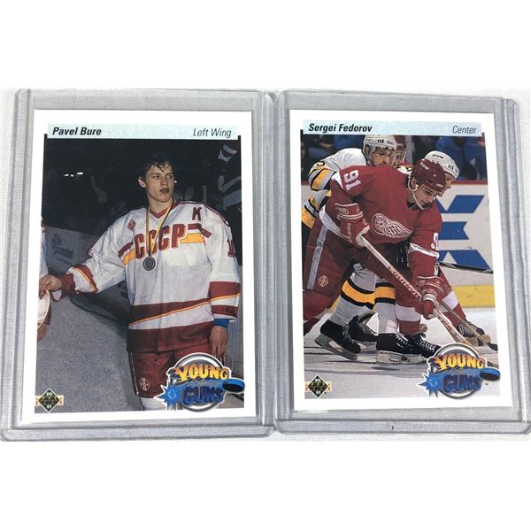 Pavel Bure & Sergei Fedorov ROOKIE LOT x2