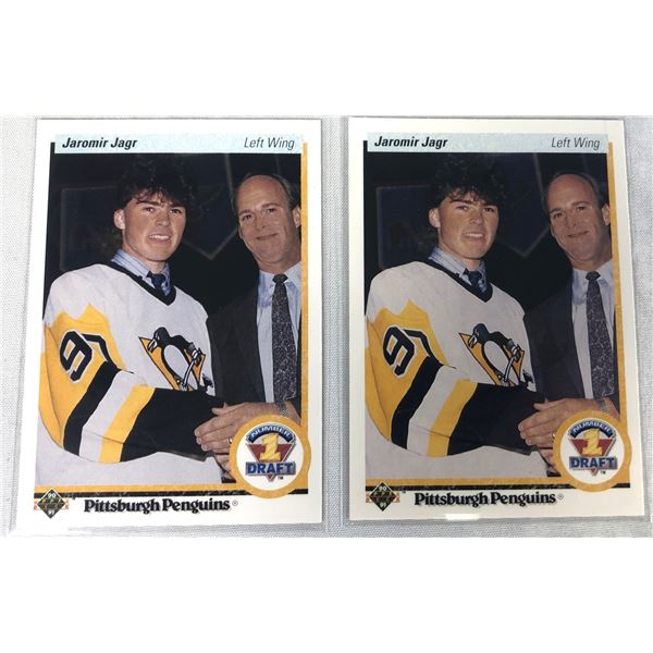 Jaromir Jagr ROOKIE LOT x2 - Penguins