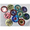 Image 1 : NHL POGS x11 - Nordiques, Whalers, Kings