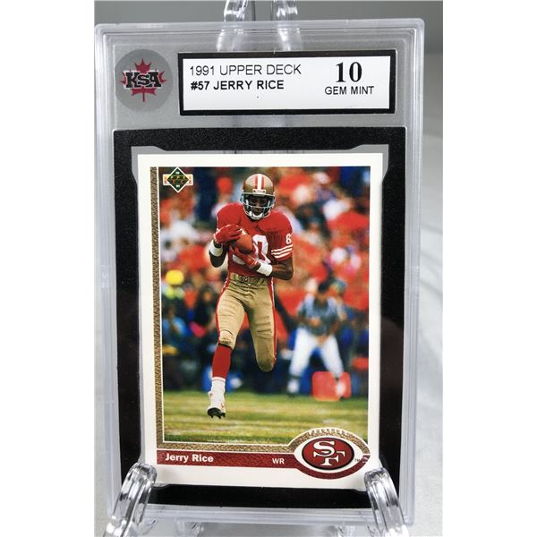 1991 UD Jerry Rice KSA 10 - 49ers