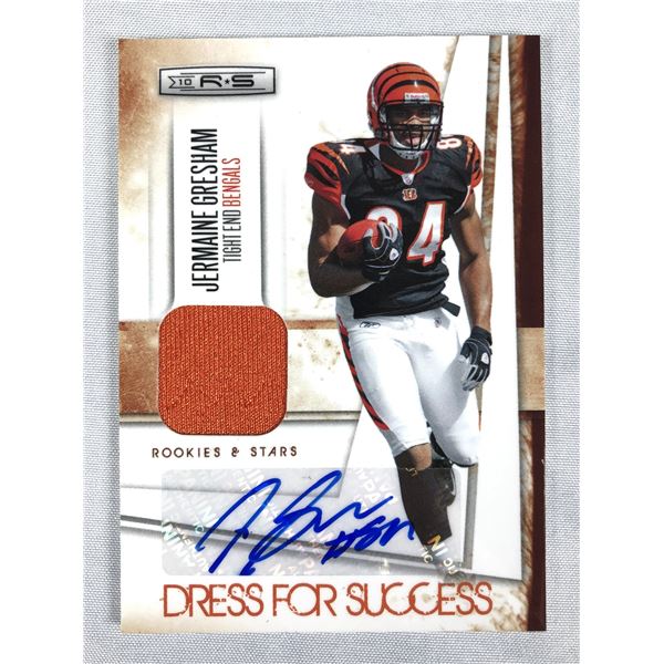 2010 Panini Jermaine Gresham AUTO & Patch /100 - Bengals