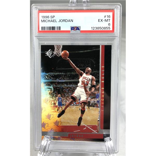 1996 SP Michael Jordan PSA 6 - Bulls