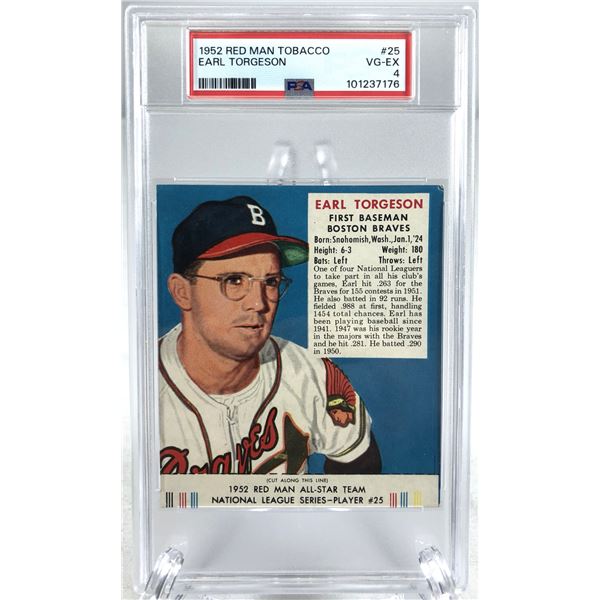 1952 Red Man - Earl Torgeson PSA 4 - Braves