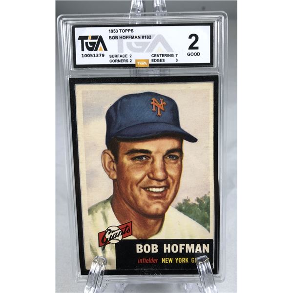 1953 Topps - Bob Hofman TGA 2 - Giants