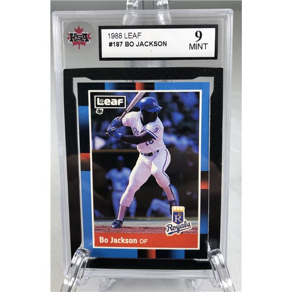 1988 Leaf - Bo Jackson  KSA 9 - Royals