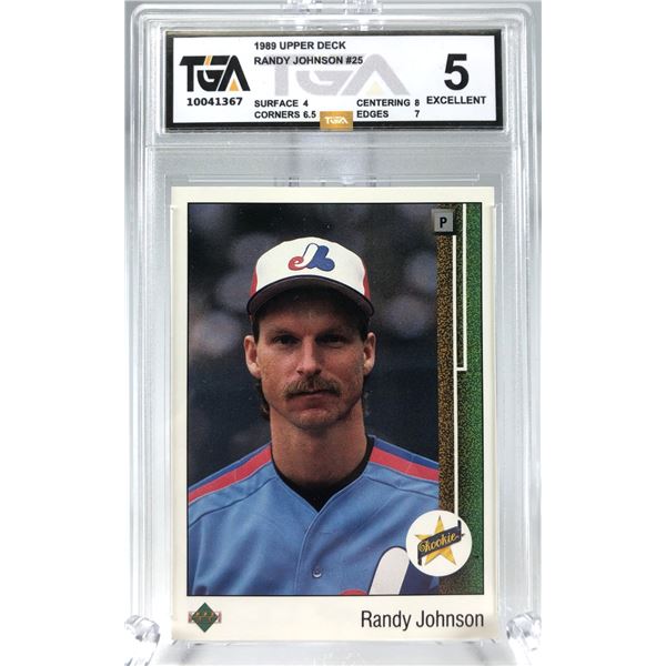 1989 UD - Randy Johnson TGA 5 ROOKIE - Expos