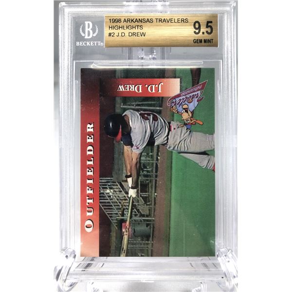 1998 Arkansas HL - JD Drew BGS 9.5