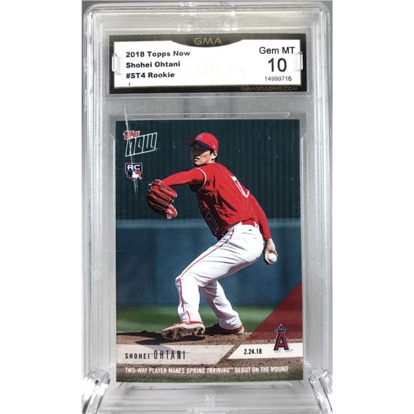 Shohei Ohtani GEM ROOKIE - GMA 10 - Angels