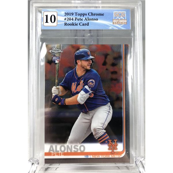 Pete Alonso GCG 10 Rookie Card - Mets