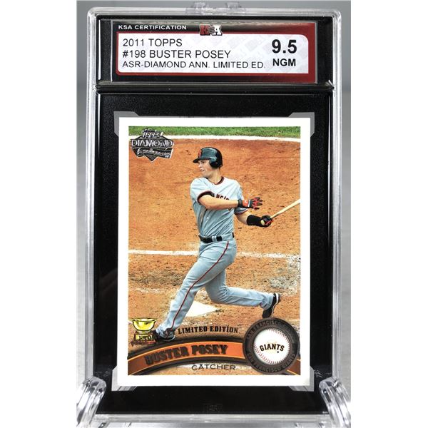 2011 Topps Diamond - Buster Posey KSA 9.5 - Giants