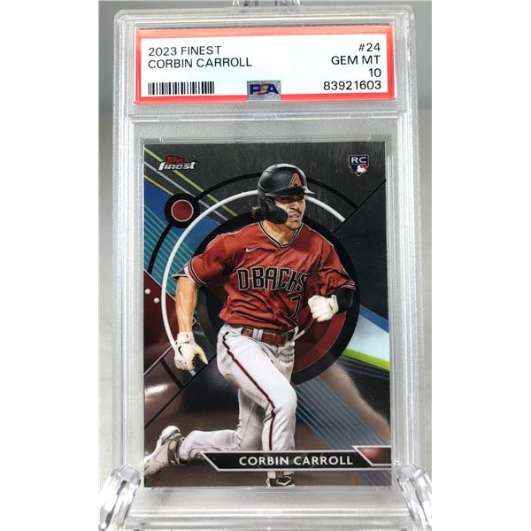 2023 Finest - Corbin Carroll PSA 10 Rookie - Diamondbacks