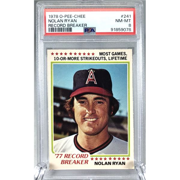 1978 OPC - Nolan Ryan PSA 8 - Angels