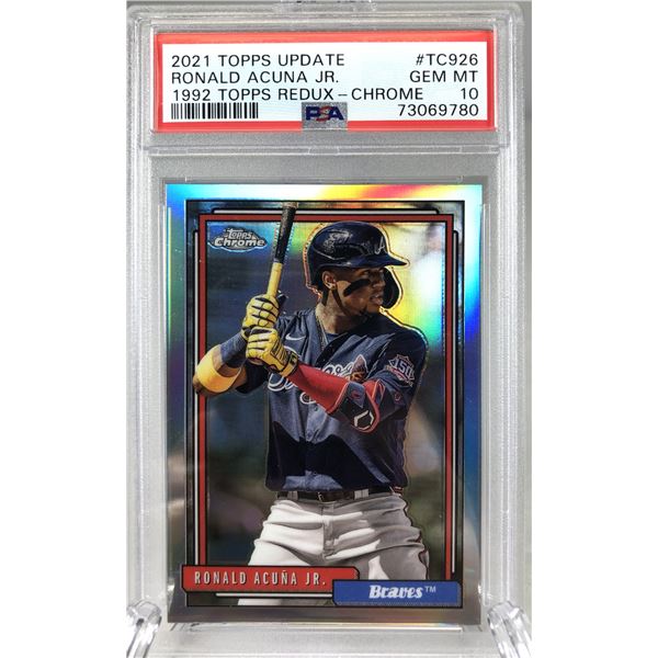 2021 Topps Redux - Ronald Acuna Jr. PSA 10 - Braves