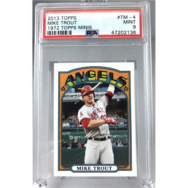 2013 Topps Mini - Mike Trout PSA 9 - Angels
