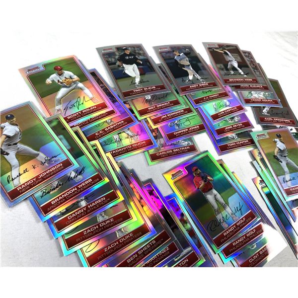 2006 Bowman Chrome REFRACTOR Lot x33 - Baseball