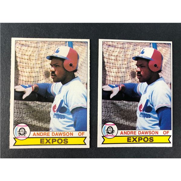1979 OPC Andre Dawson LOT x2 - Expos