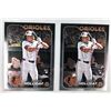 Image 1 : Jackson Holliday ROOKIE Chrome LOT x2 - Orioles