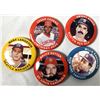 Image 1 : 1984 Fun Foods Baseball Pin Lot x5