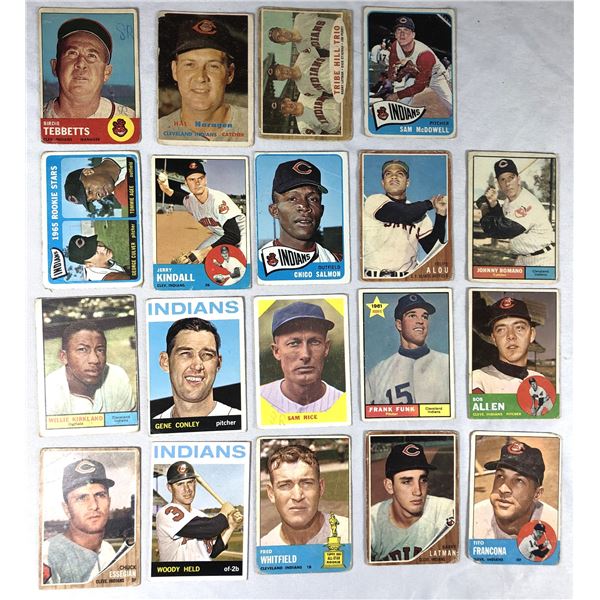Baseball Card Shoebox LOT x19 - 1957-1965