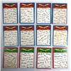 Image 1 : 1973-74 OPC Team Checklists x12