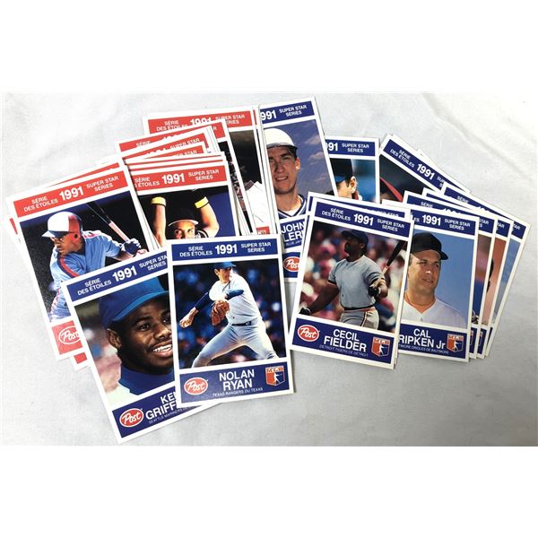 1991 Post Canada Baseball FULL SET
