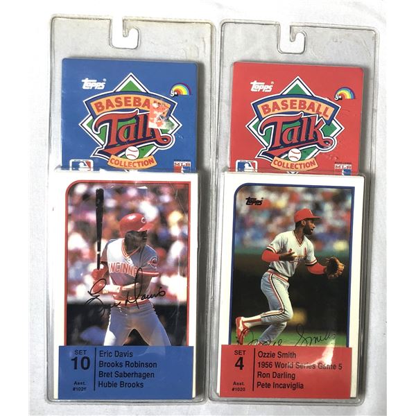 1989 LJN Topps Talk Jumbo Card PACKS x2 - Ozzie Smith