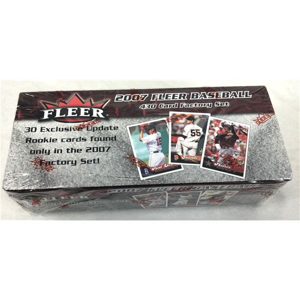 2007 Fleer Baseball Full Set - Sealed