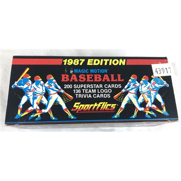 1987 Sportflics Baseball Full Set - Boxed