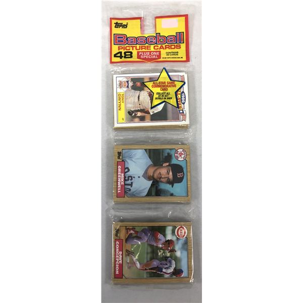 1987 Topps Baseball Rack Pack Cello