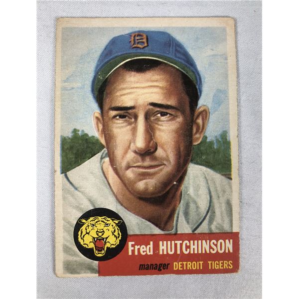 1953 Topps - Fred Hutchinson - Tigers