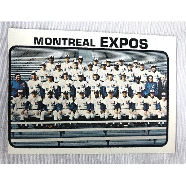 1973 Topps EXPOS Team Card