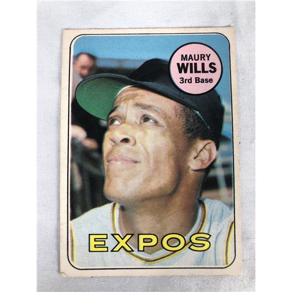 1969 OPC - Maury Wills - Expos