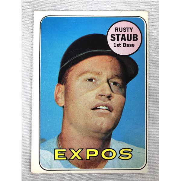 1969 Topps - Rusty Staub - Expos