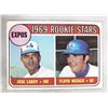 Image 1 : 1969 Topps EXPOS Rookie Stars - Laboy & Wicker