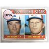 Image 1 : 1969 Topps EXPOS Rookie Stars - McGinn & Morton
