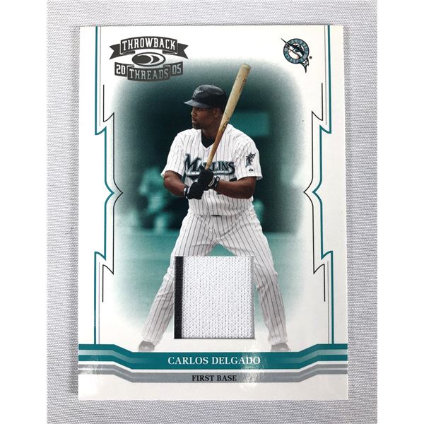 2005 Donruss - Carlos Delgado GAME Used Patch - Marlins