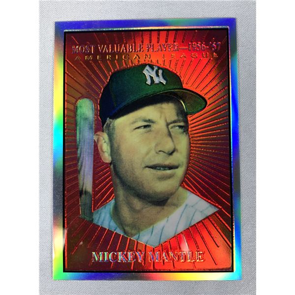1997 Topps Refractor - Mickey Mantle - Yankees