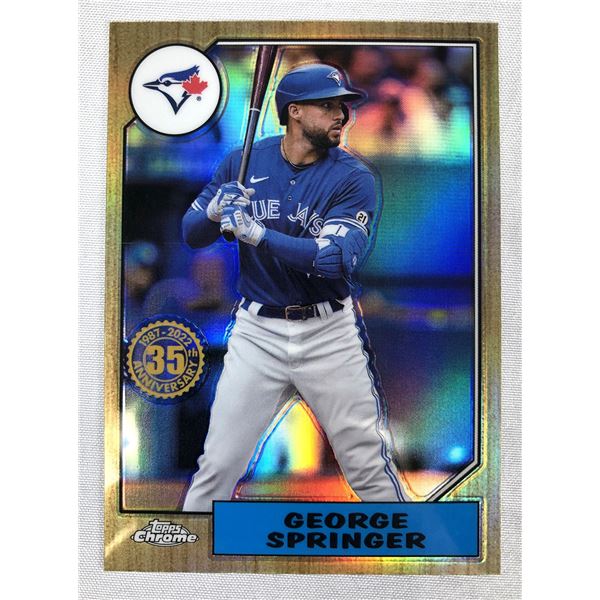 2022 Topps Chrome 35th - George Springer - Blue Jays