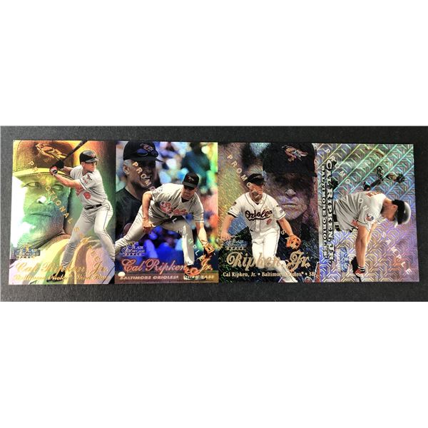 1998 Flair PROMO Strips x3 - Cal Ripken Jr - Orioles