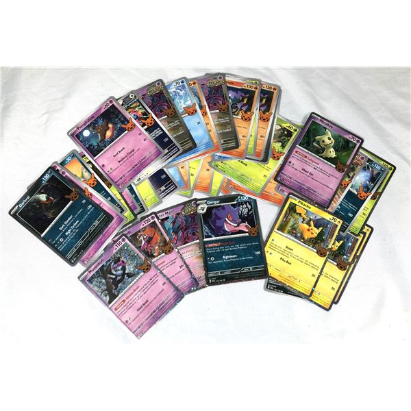 Pokemon Halloween LOT x43 - Gengar, Pikachu