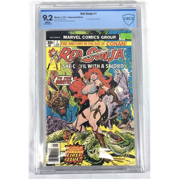 Red Sonja 1 - Marvel 1977 - CBCS 9.2 Comic