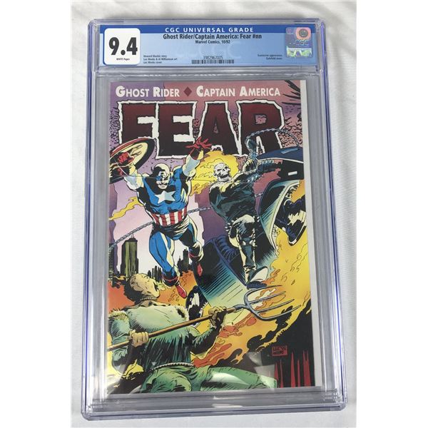 Fear 1992 CGC 9.4 - Ghost Rider / Captain America Comic