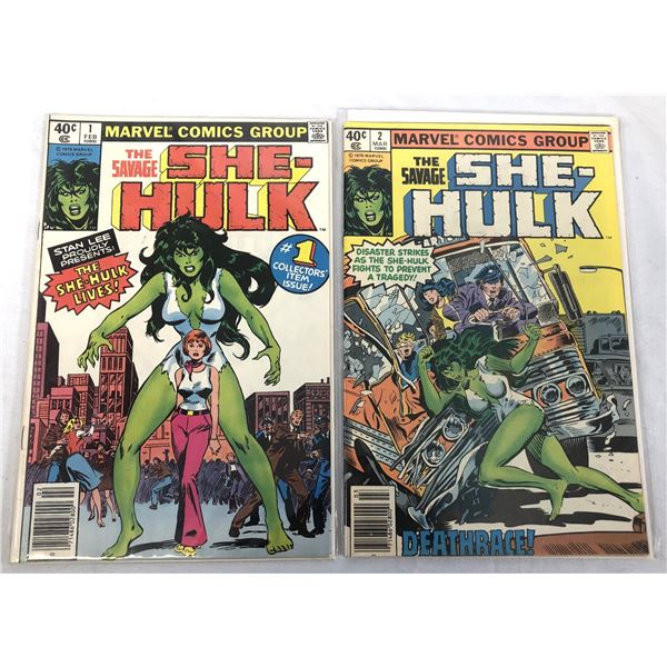 Savage She-Hulk 1&2 - Marvel Comic 1979